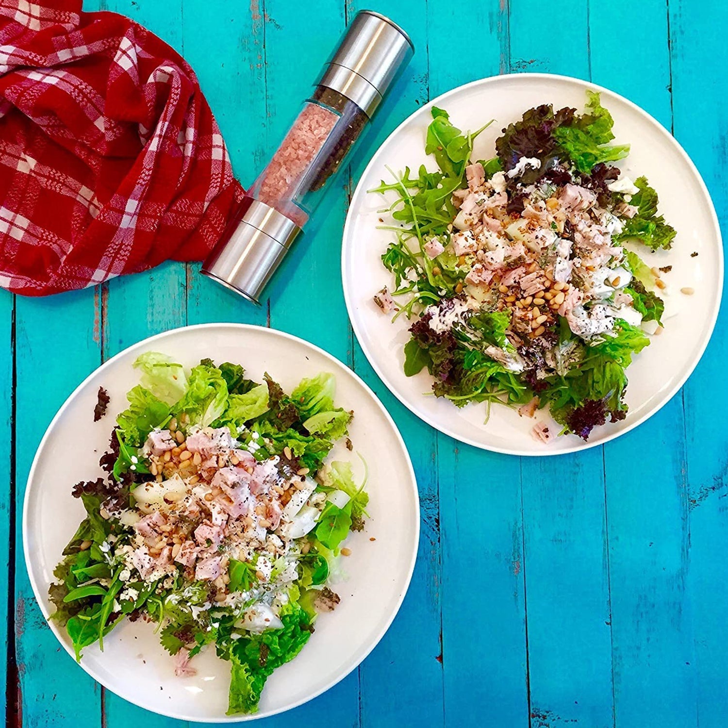 2-in-1 Stainless Steel Salt and Pepper Grinder 2-in-1 Stainless Steel Salt and Pepper Grinder